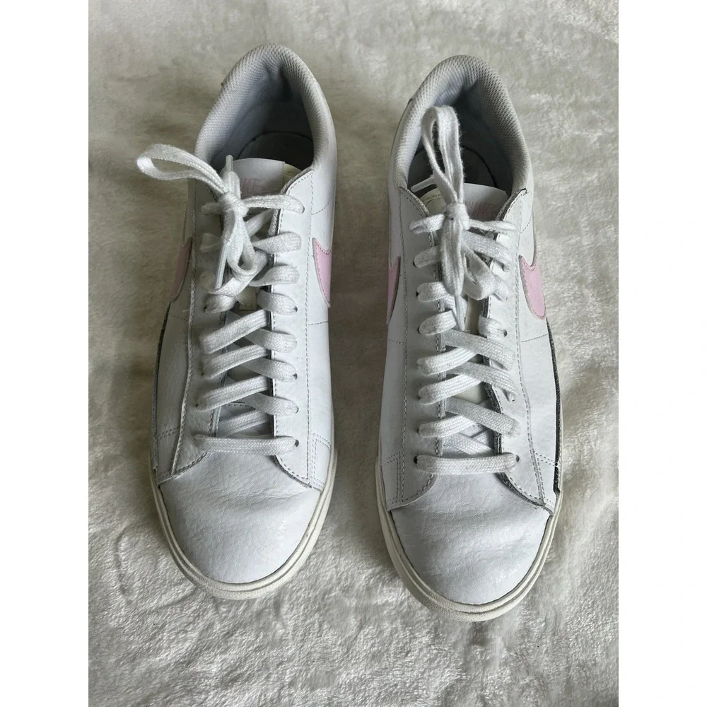 Nike Blazer‎ Low Leather Athletic Shoe Lace Up Men's 8 C16377-106 